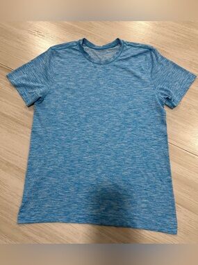 Lululemon Shirt Mens Medium Blue Metal Vent Tech Short Sleeve Gym Tee New Style